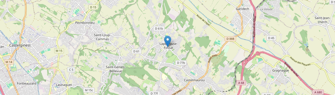 Lapeyrouse-Fossat - Carte