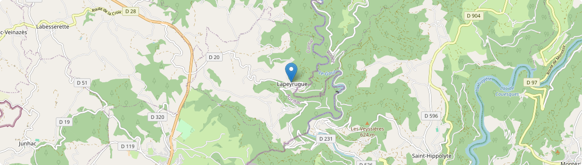 Lapeyrugue - Carte