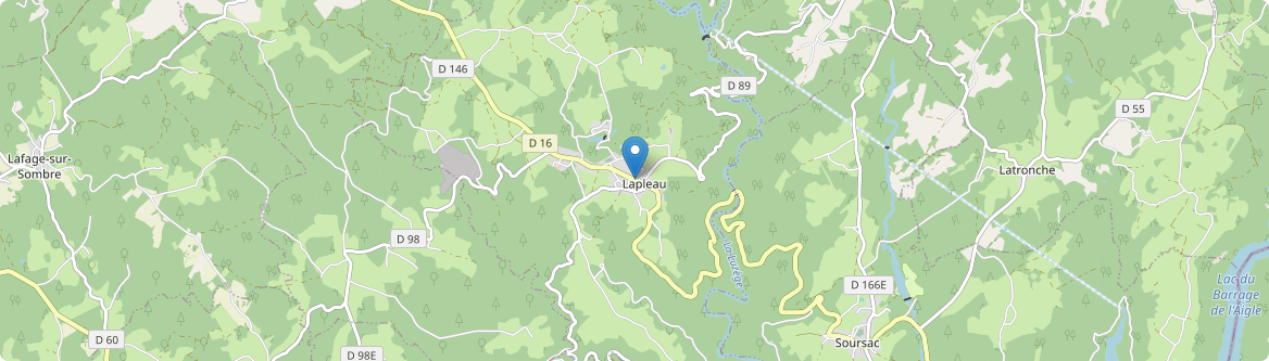 Lapleau - Carte