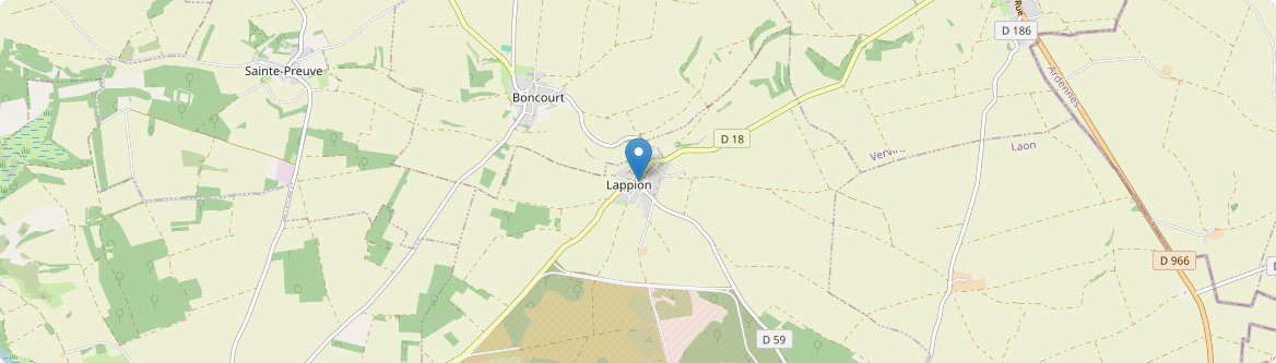 Lappion - Carte
