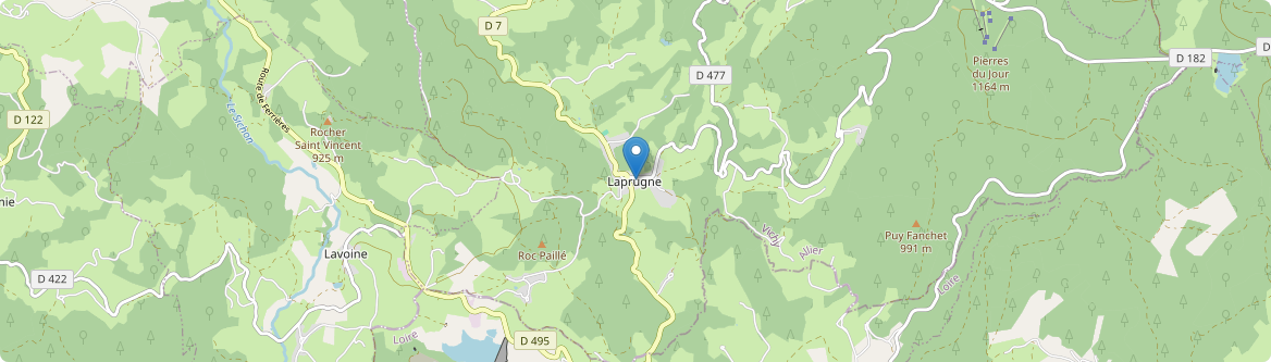 Laprugne - Carte