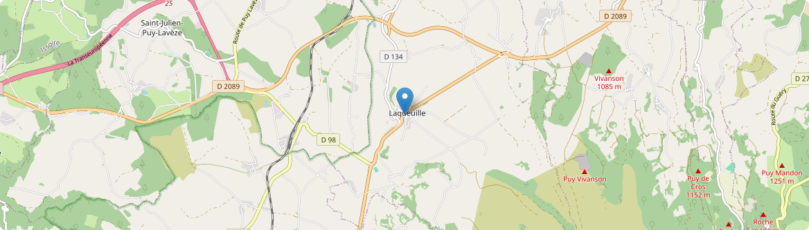 Laqueuille - Carte