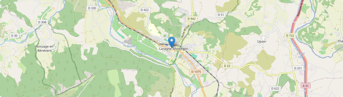 Laragne-Montéglin - Carte
