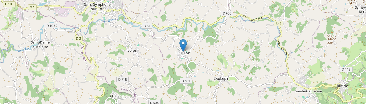 Larajasse - Carte