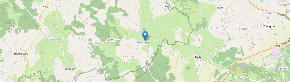 Laramière - Carte