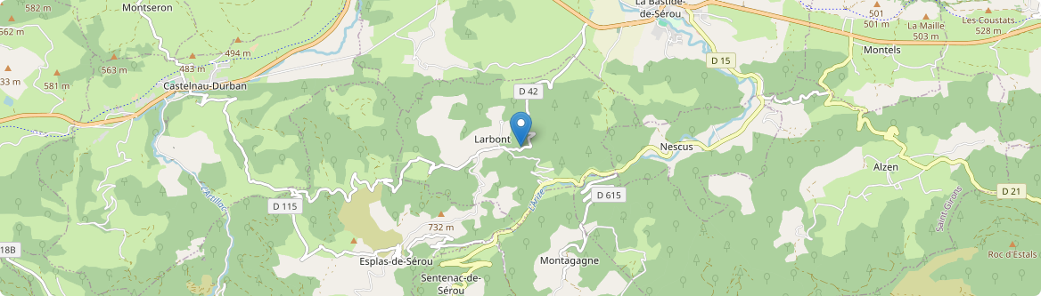 Larbont - Carte