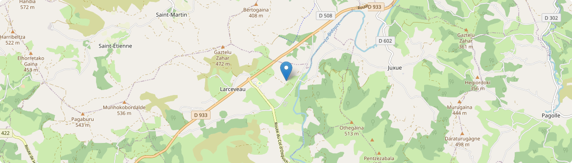 Larceveau-Arros-Cibits - Carte