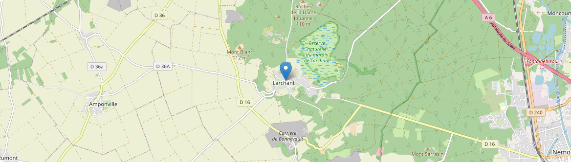Larchant - Carte