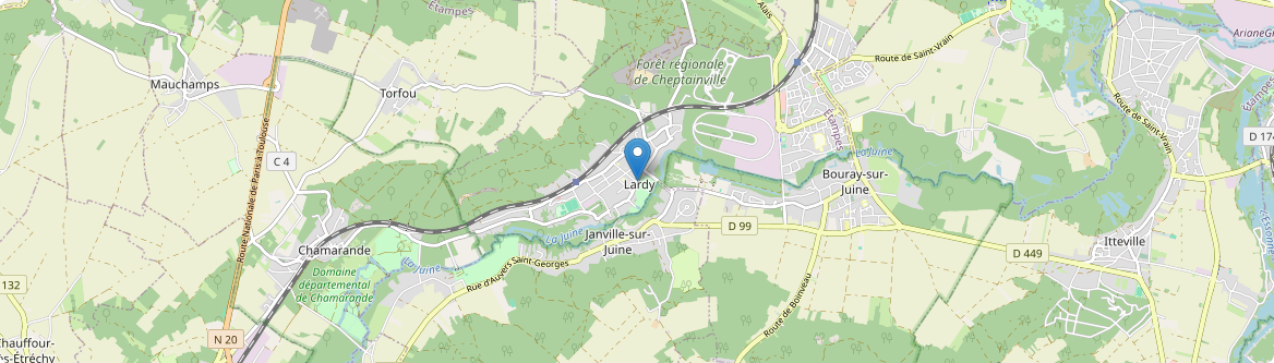 Lardy - Carte