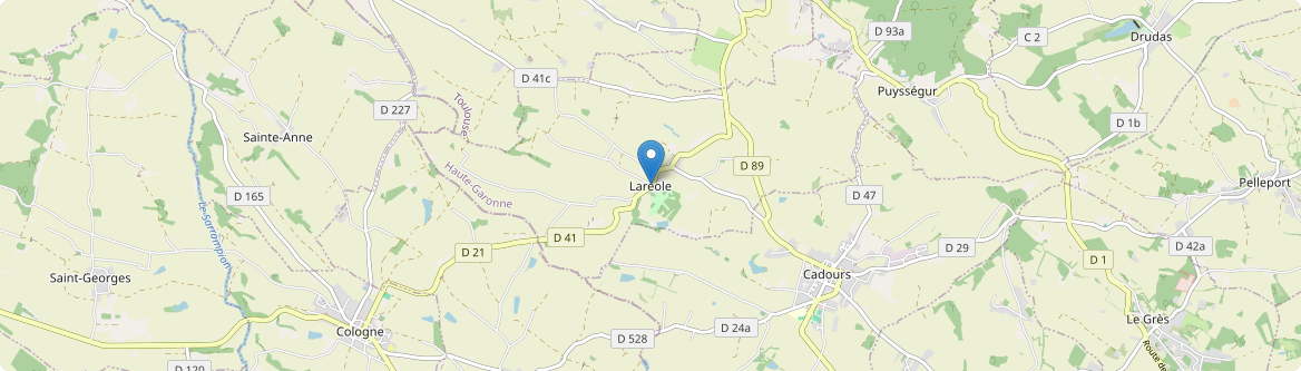 Laréole - Carte
