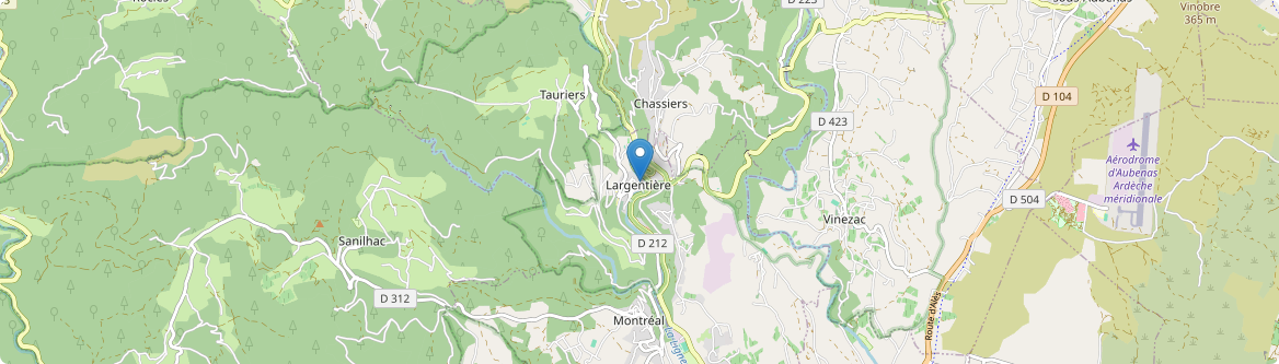 Largentière - Carte