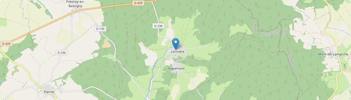 Larivière-Arnoncourt - Carte