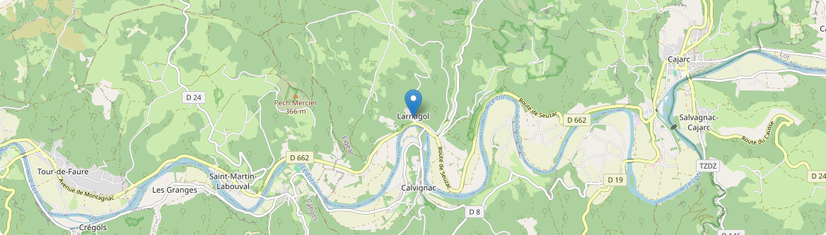 Larnagol - Carte