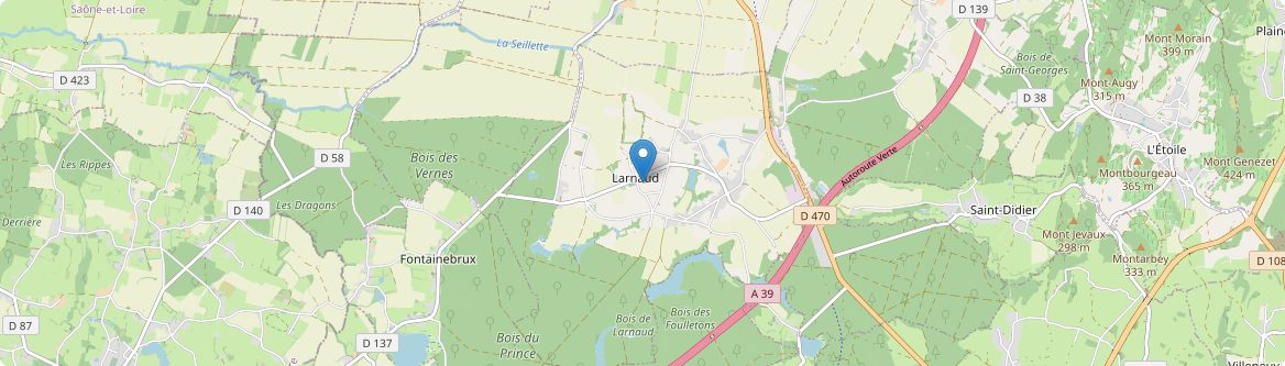 Larnaud - Carte