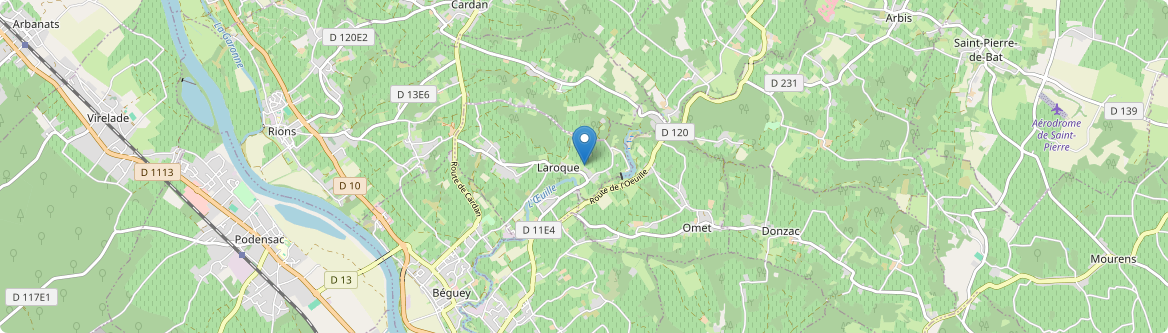 Laroque - Carte