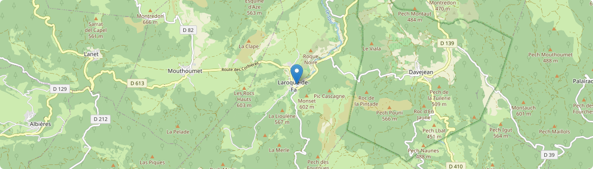 Laroque-de-Fa - Carte