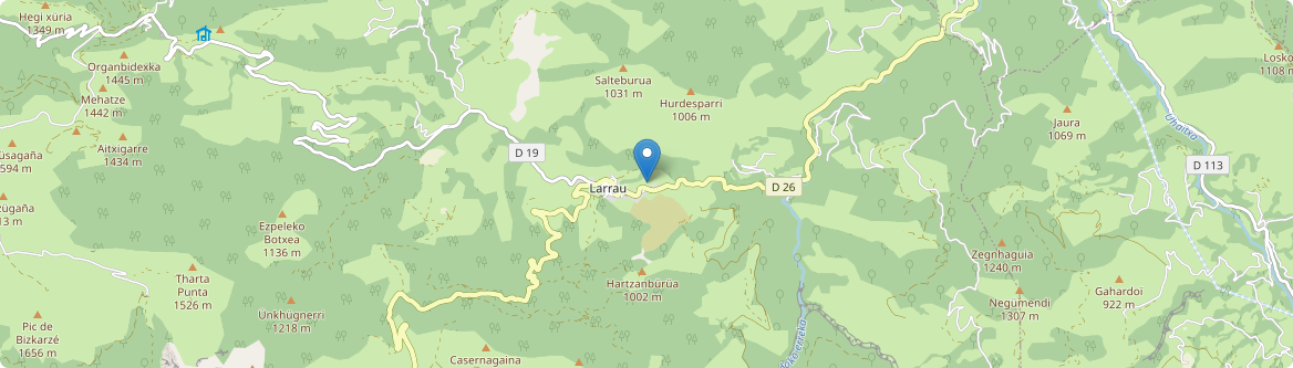 Larrau - Carte