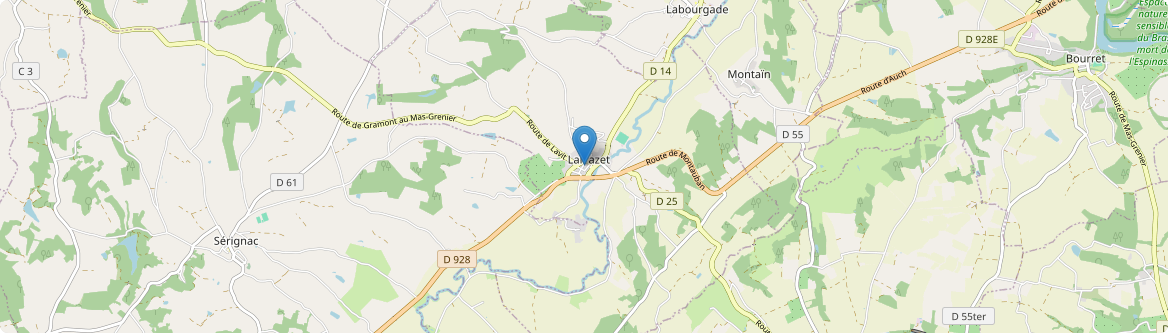 Larrazet - Carte