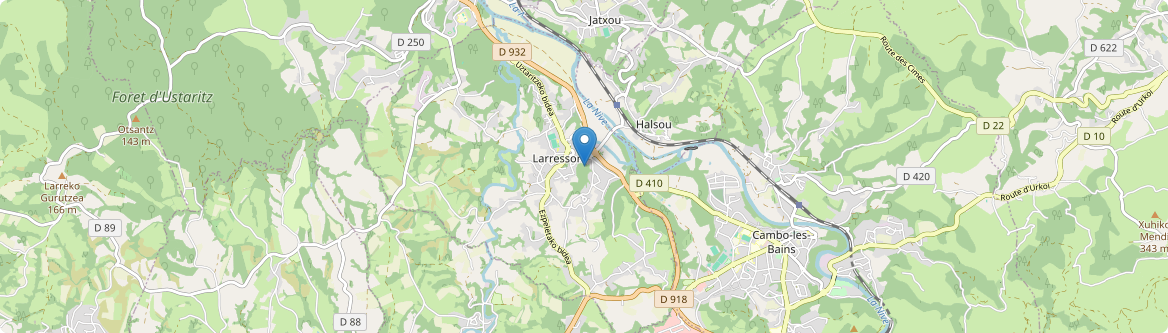 Larressore - Carte