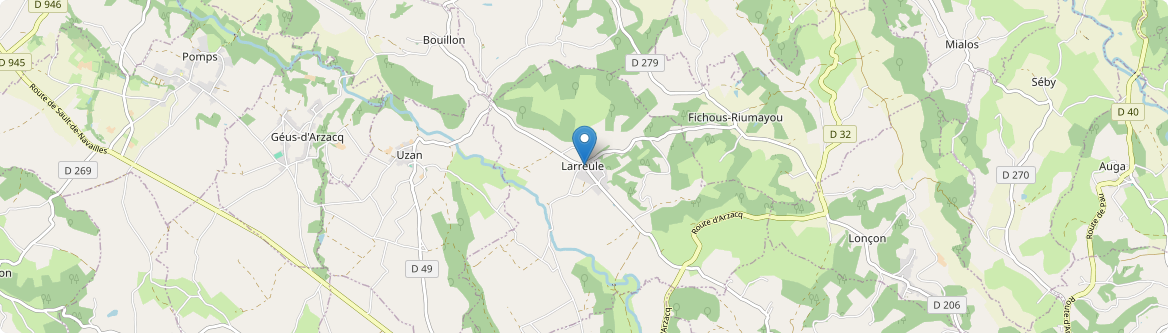 Larreule - Carte