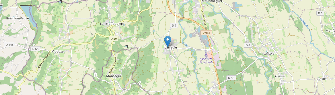 Larreule - Carte