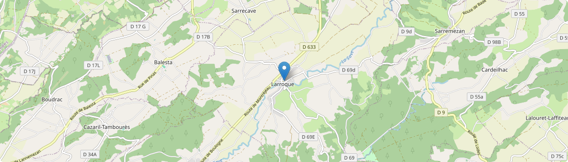 Larroque - Carte