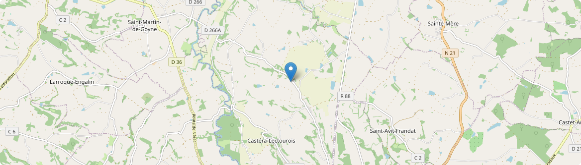Larroque-Engalin - Carte