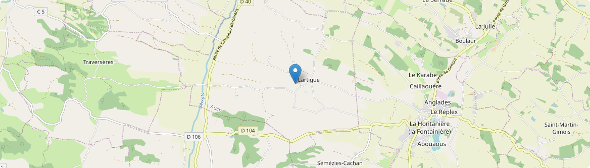 Lartigue - Carte