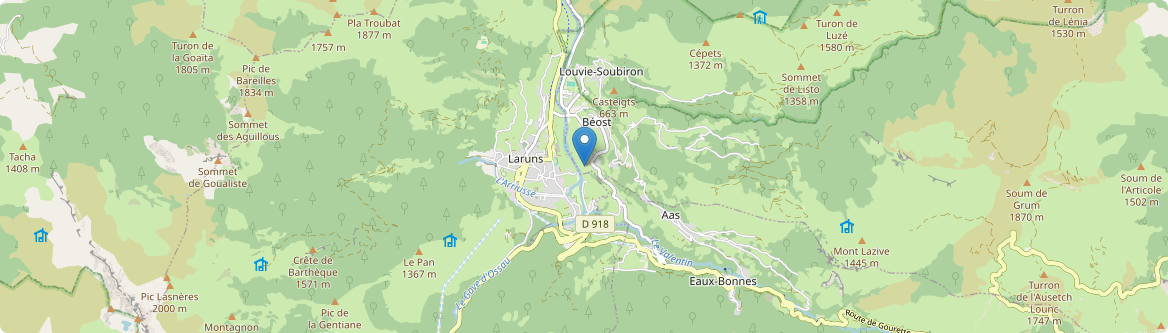 Laruns - Carte