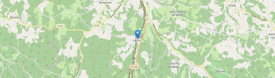 Larzac - Carte