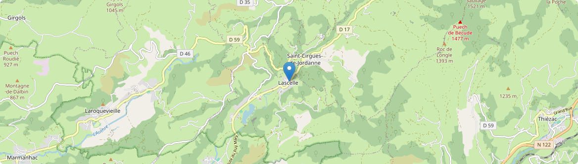 Lascelle - Carte