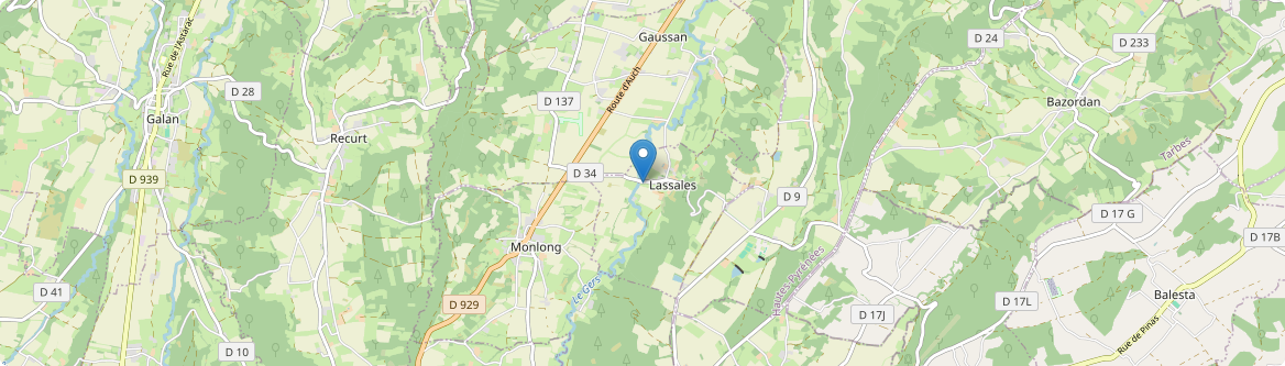 Lassales - Carte