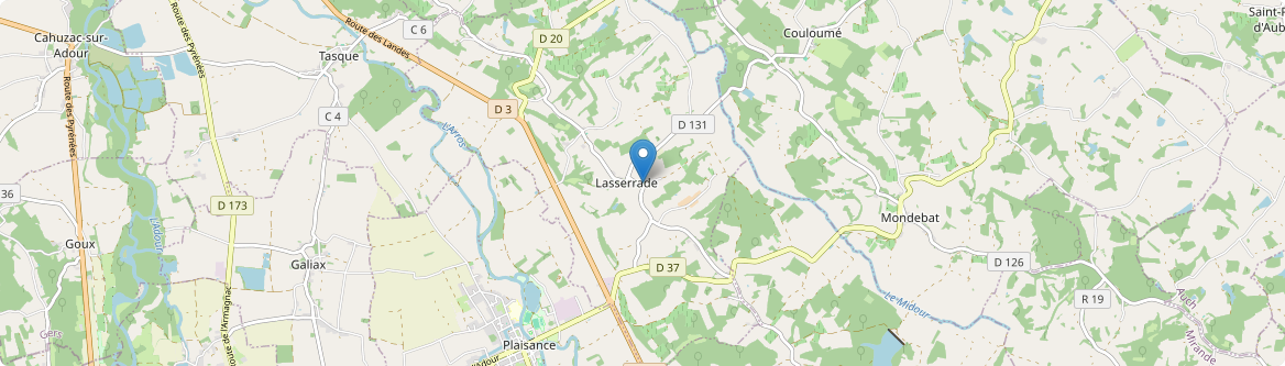 Lasserrade - Carte