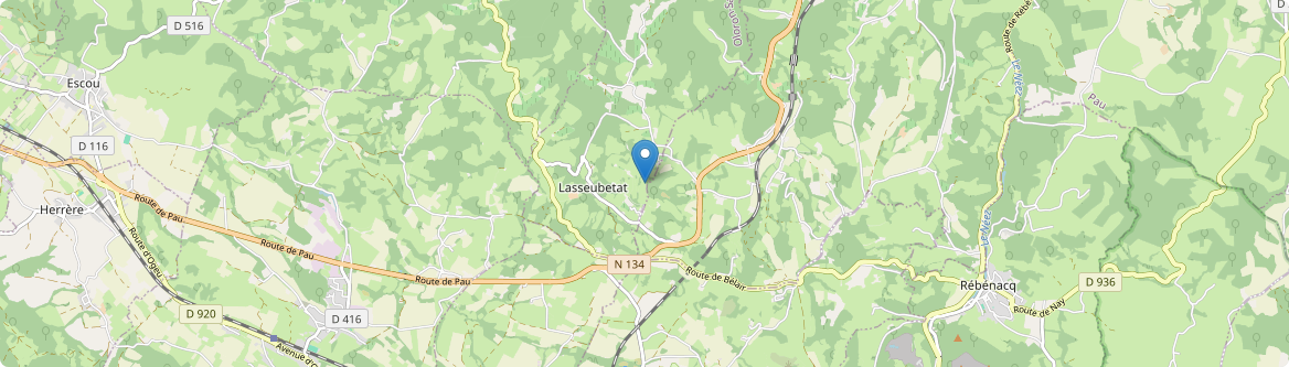 Lasseubetat - Carte