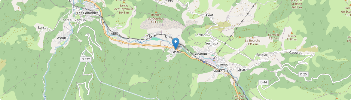 Lassur - Carte