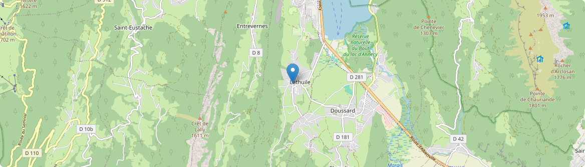 Lathuile - Carte