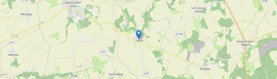 Latilly - Carte
