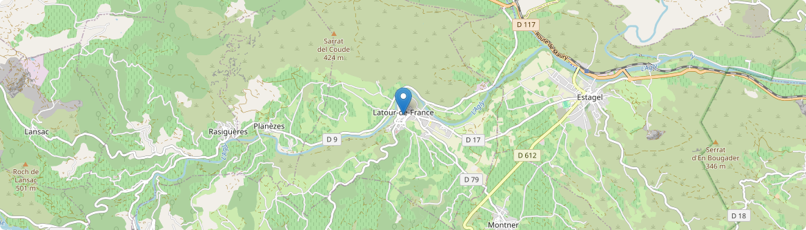 Latour-de-France - Carte