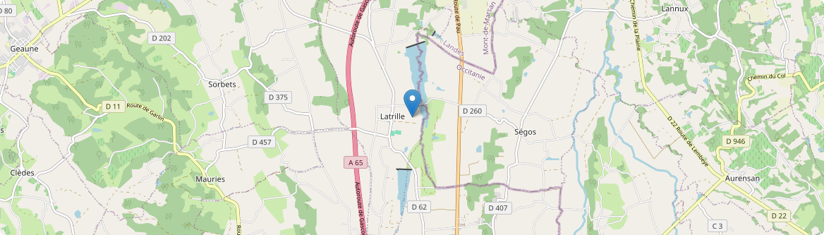 Latrille - Carte