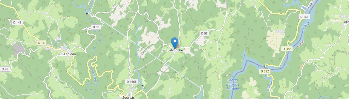 Latronche - Carte