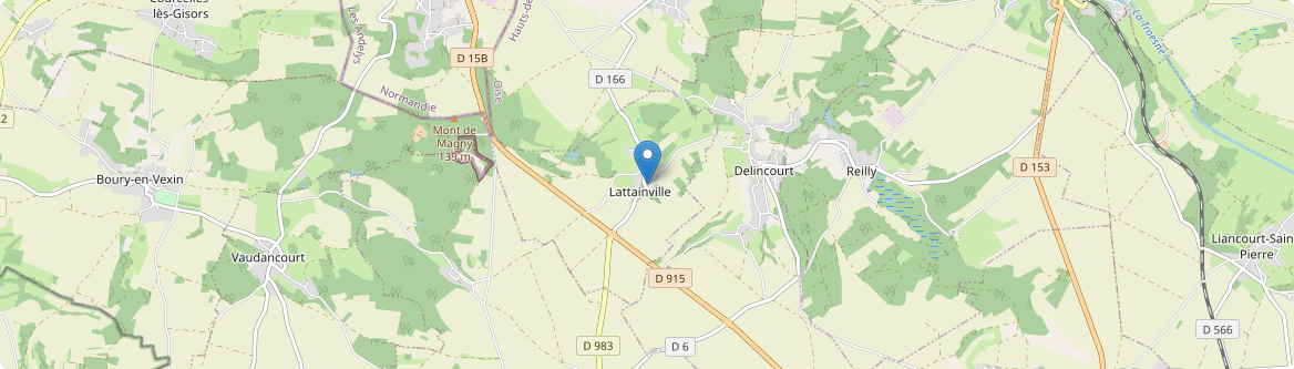 Lattainville - Carte
