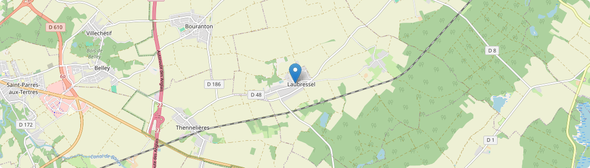 Laubressel - Carte