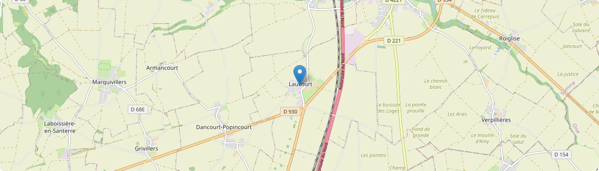 Laucourt - Carte