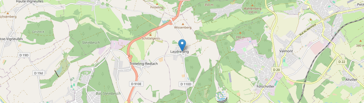 Laudrefang - Carte