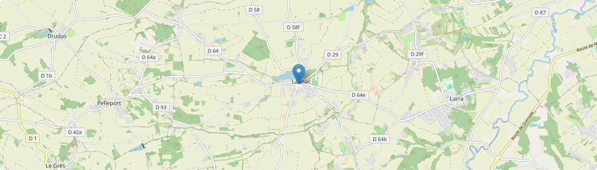 Launac - Carte