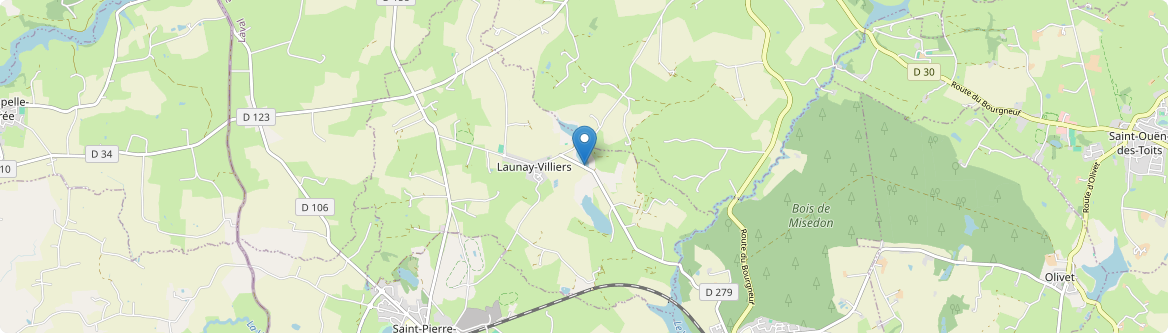 Launay-Villiers - Carte