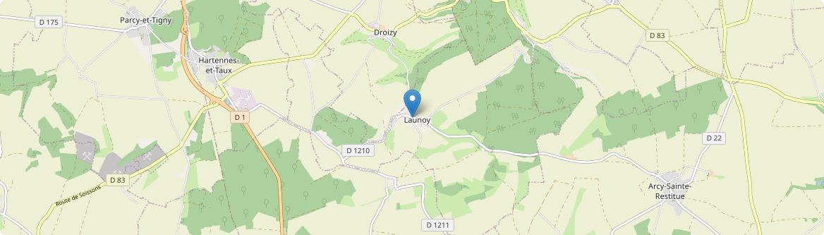 Launoy - Carte