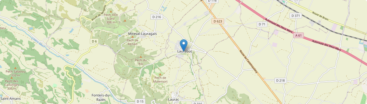 Laurabuc - Carte