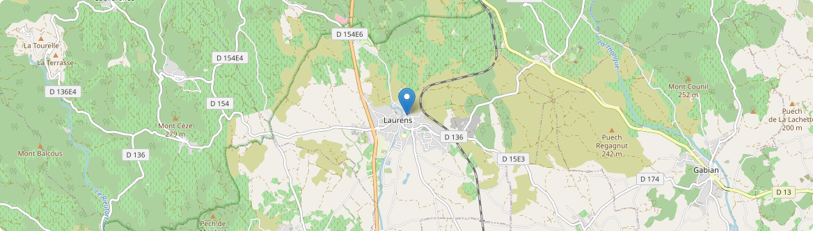 Laurens - Carte