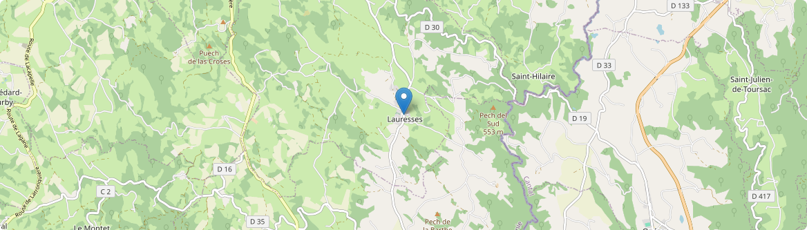 Lauresses - Carte